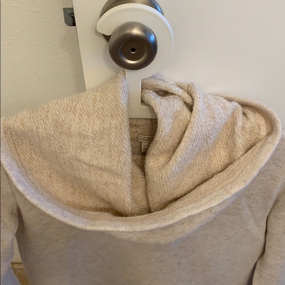 Cream Cowl Neck JCrew Sweater - Picture 2 of 3